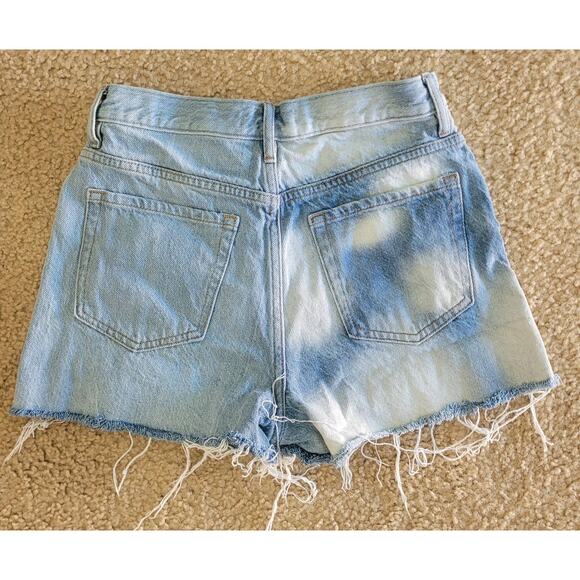 Pacsun‎ Women's Distressed Button Fly Ultra High Rise Vintage Short. Size 26 - Picture 3 of 9